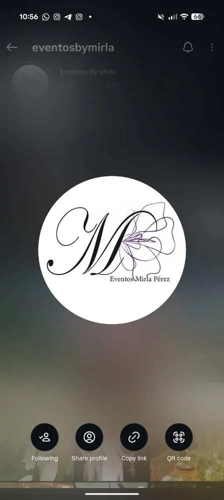 Logo de Eventos by Mirla
