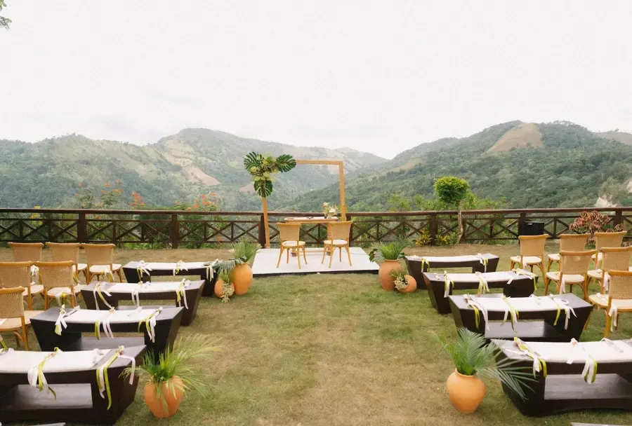 Boda en La Suiza del Mogote · Una ceremonia con vistas