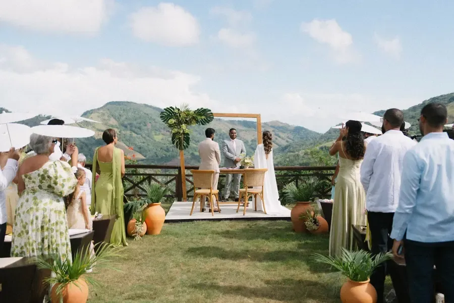 Boda en La Suiza del Mogote · El momento del sí